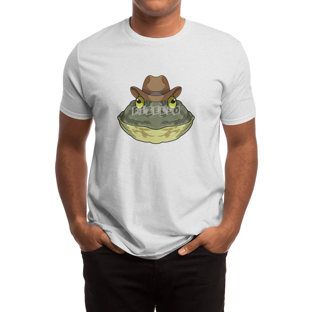Frog as Cowboy with Hat Spor T-Shirt