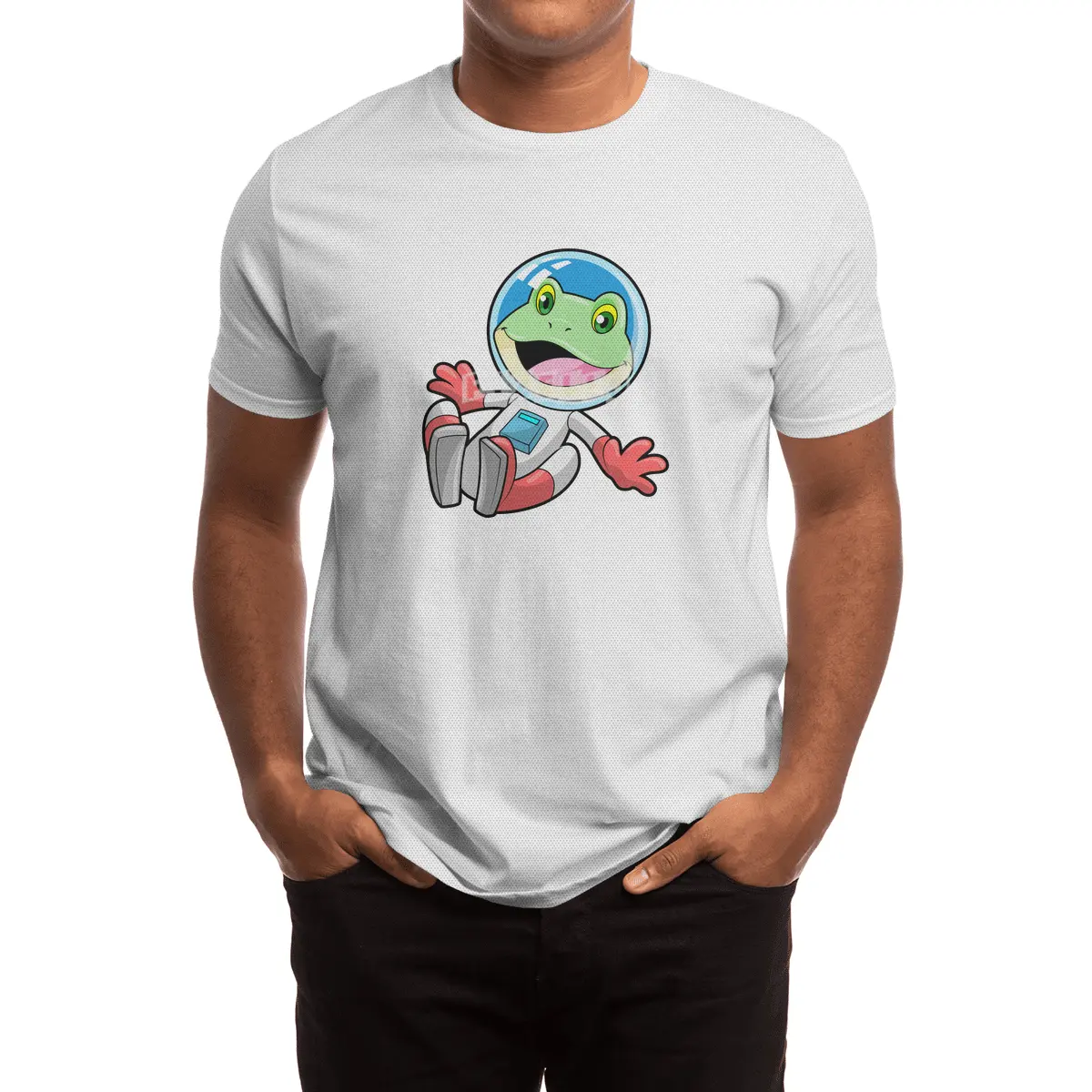 Frog Astronaut Costume Space Spor T-Shirt