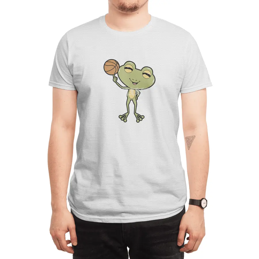 Frog at Basketball Sports Spor T-Shirt
