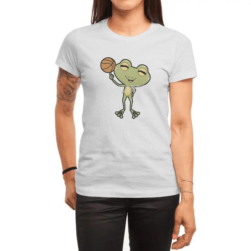 Frog at Basketball Sports Spor T-Shirt