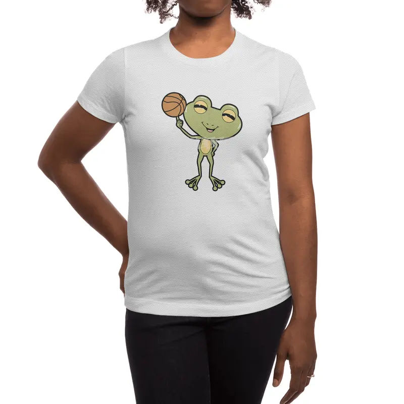 Frog at Basketball Sports Spor T-Shirt
