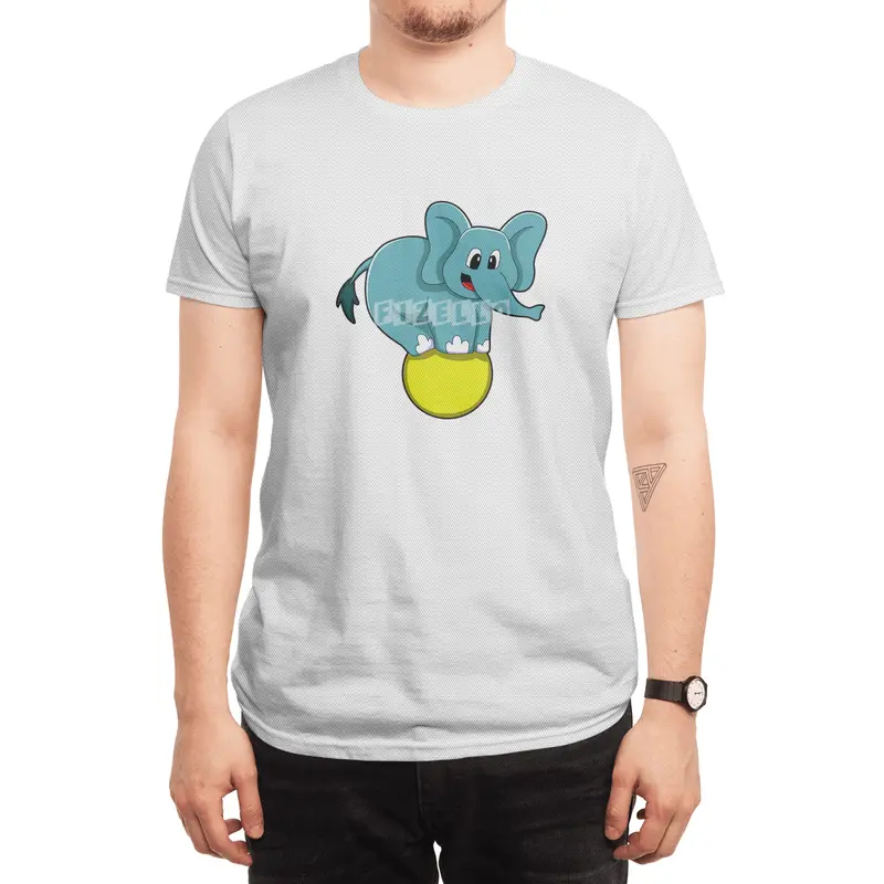 Elephant at Circus Spor T-Shirt