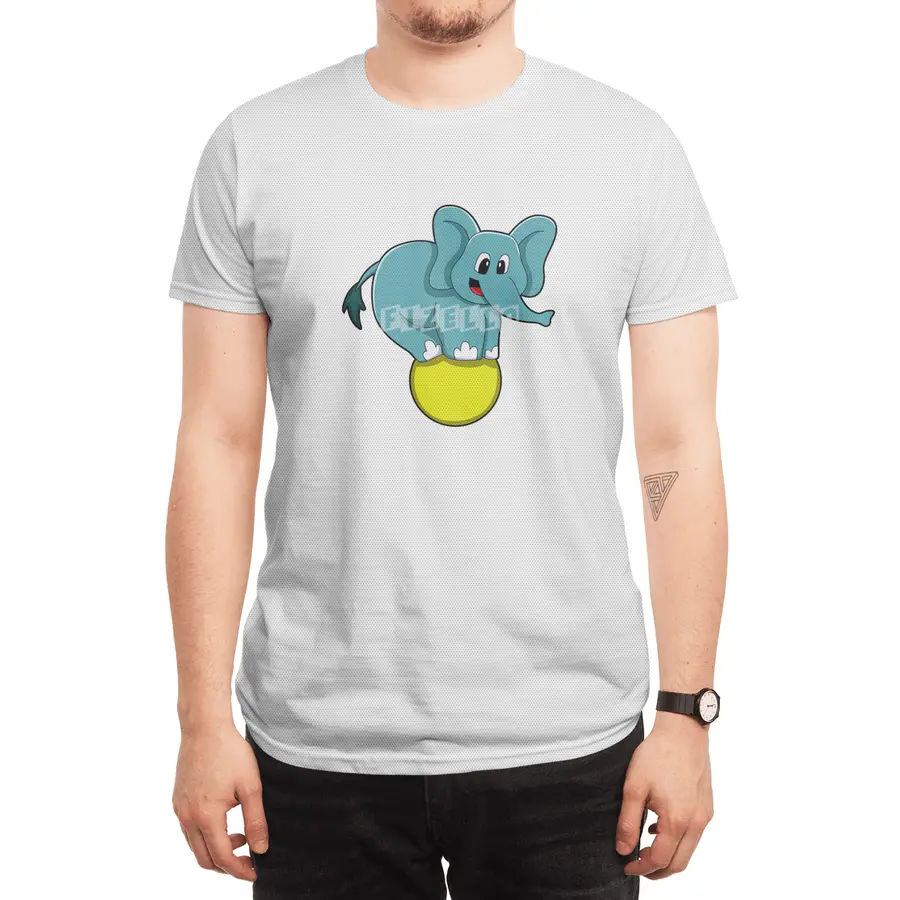 Elephant at Circus Spor T-Shirt