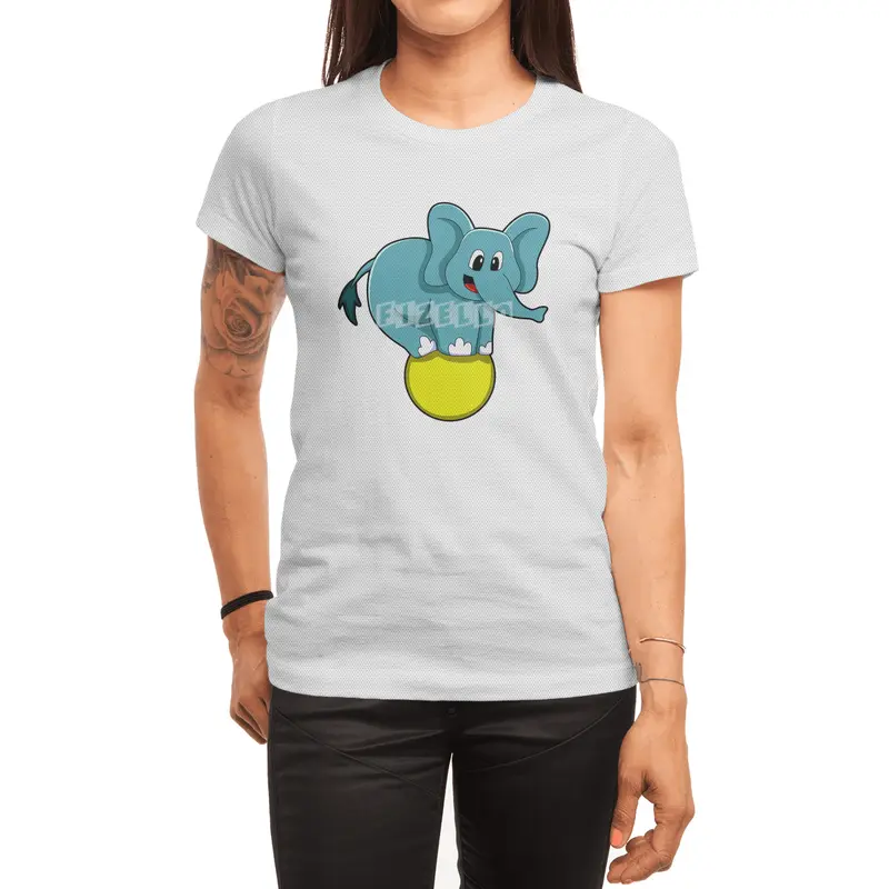Elephant at Circus Spor T-Shirt