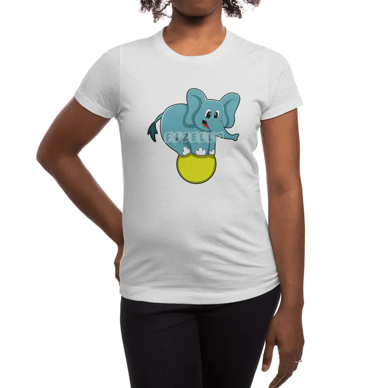Elephant at Circus Spor T-Shirt