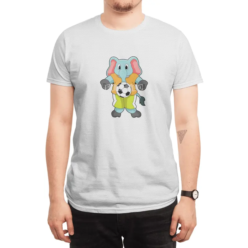Elephant at Soccer Sports Spor T-Shirt