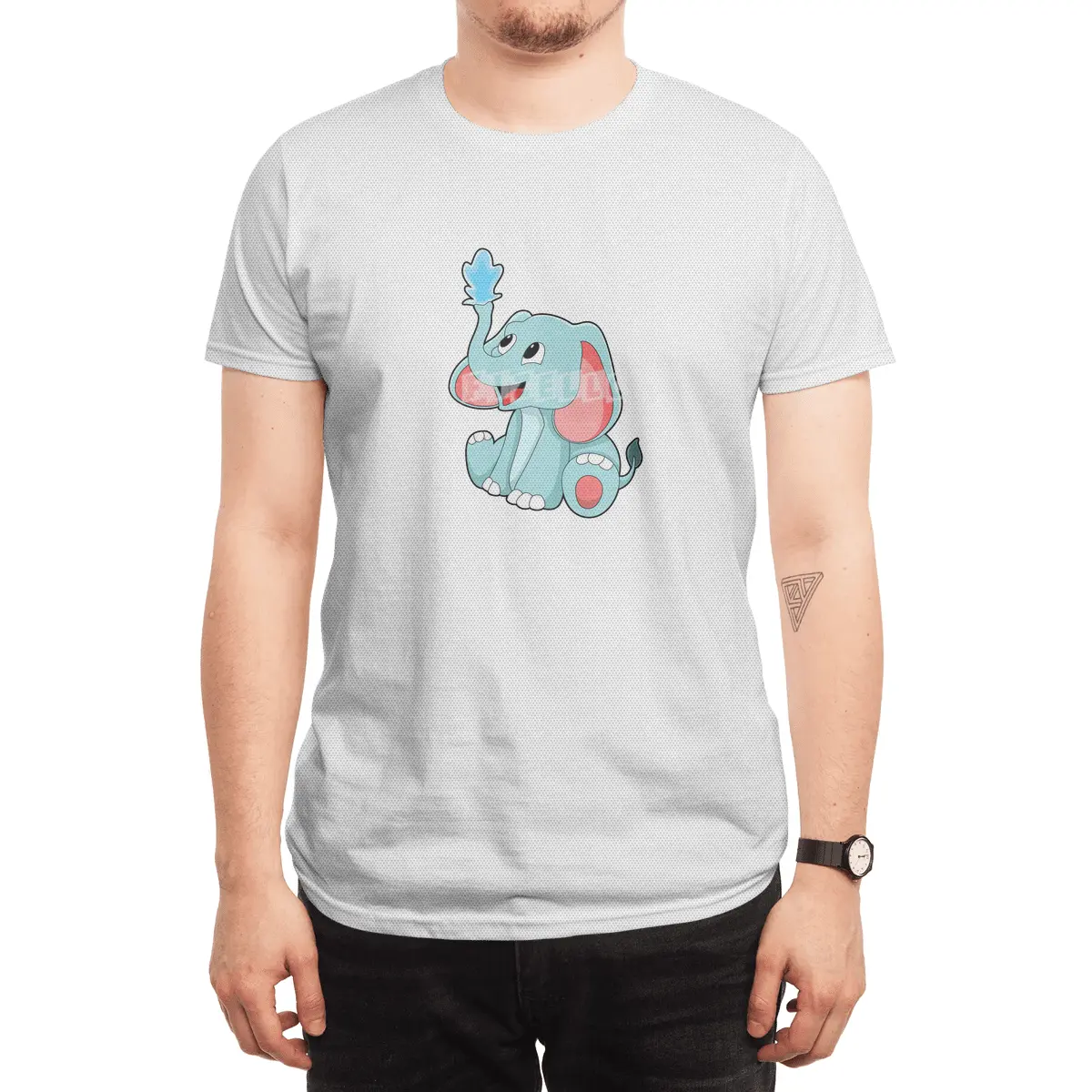 Elephant with Water Spor T-Shirt