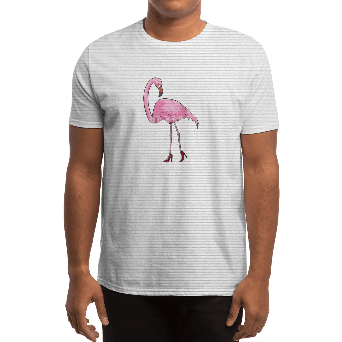 Flamingo with High heels Spor T-Shirt