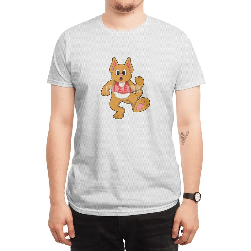 Cat at Running Spor T-Shirt