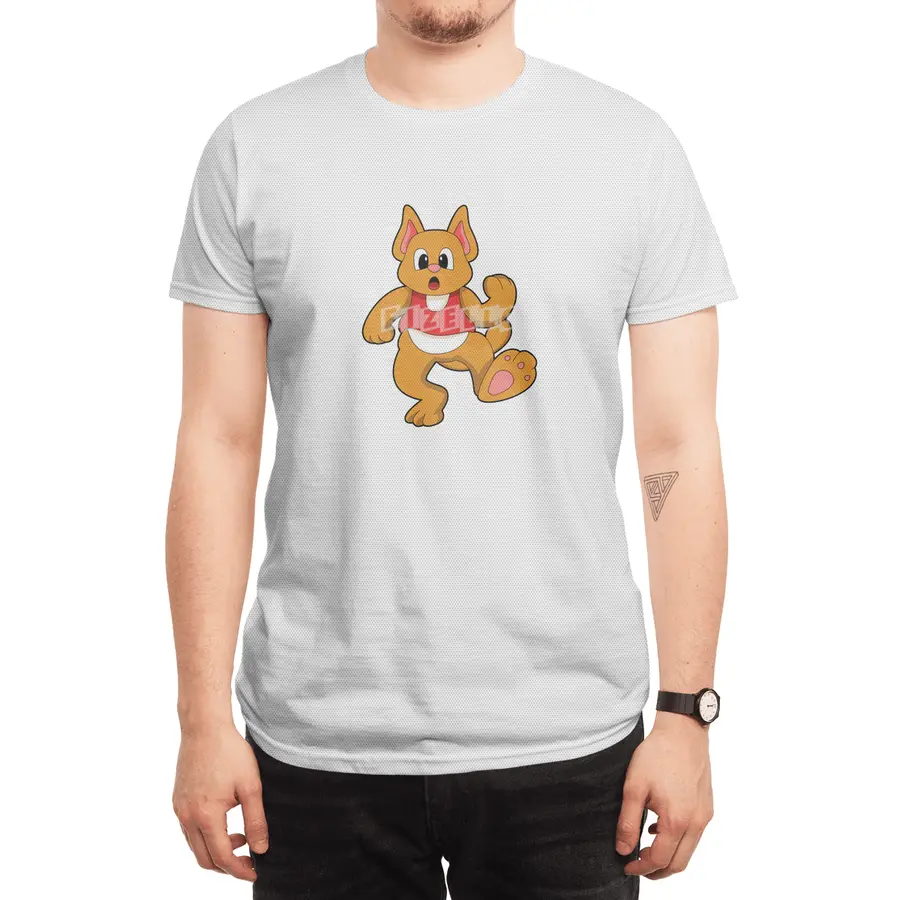 Cat at Running Spor T-Shirt