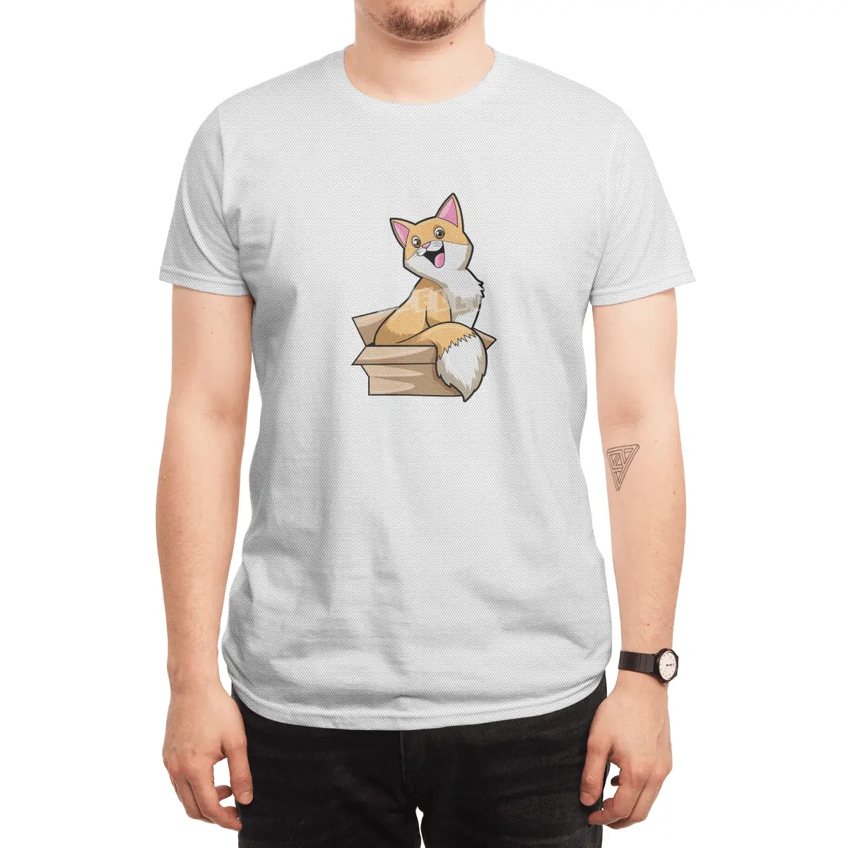 Cat Box Spor T-Shirt