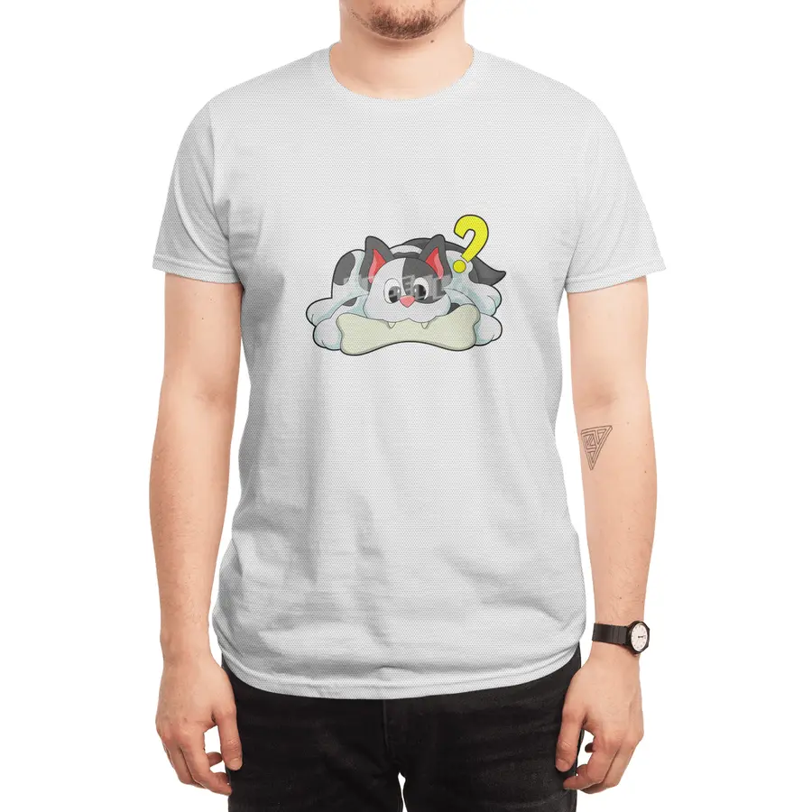Cat with Bone Spor T-Shirt