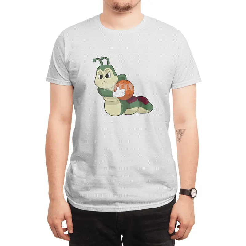 Caterpillar as Basketball player with Basketball Spor T-Shirt