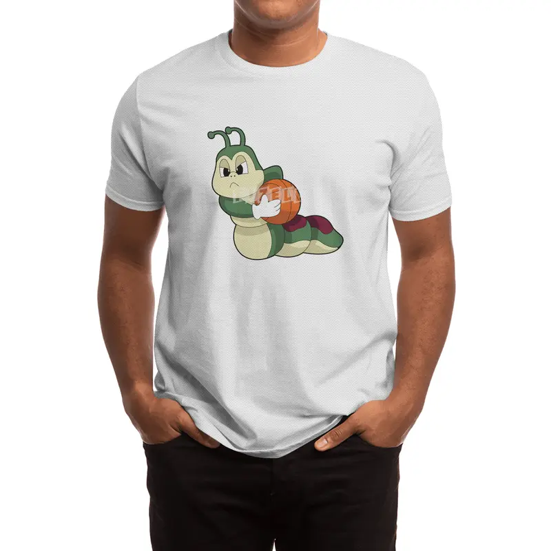 Caterpillar as Basketball player with Basketball Spor T-Shirt