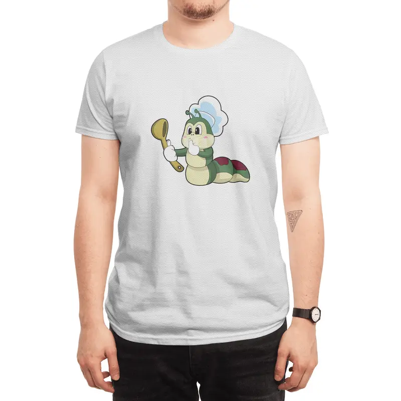 Caterpillar as Chef with Wooden spoon Spor T-Shirt
