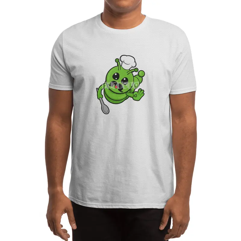 Caterpillar as Cook with Spoon Spor T-Shirt