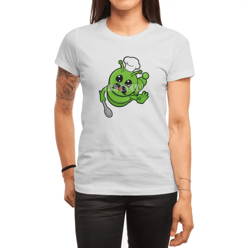 Caterpillar as Cook with Spoon Spor T-Shirt