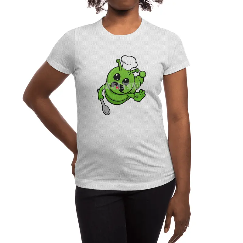 Caterpillar as Cook with Spoon Spor T-Shirt