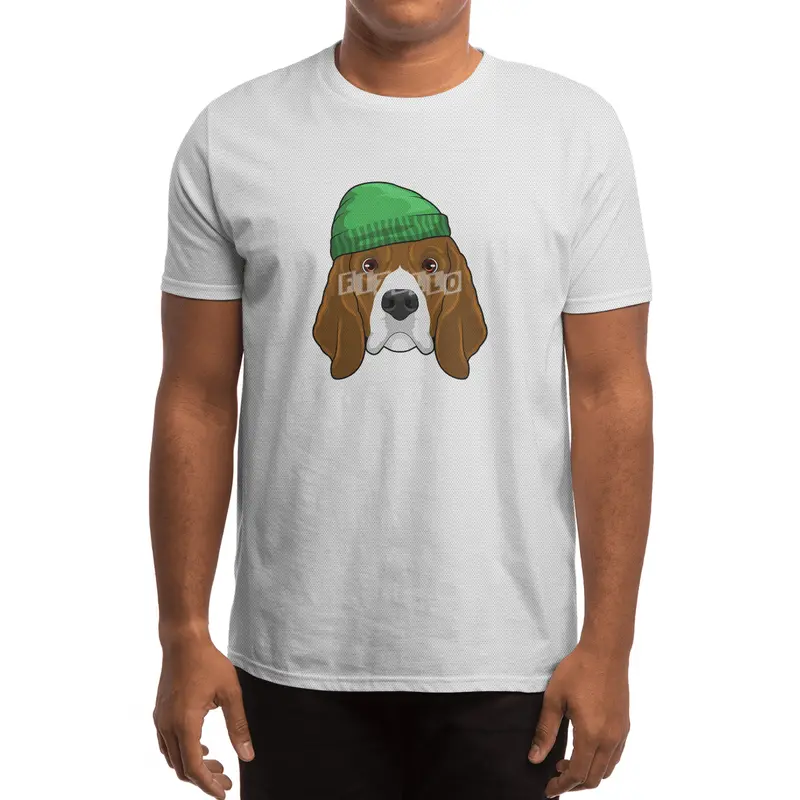 Dog with Beanie Spor T-Shirt