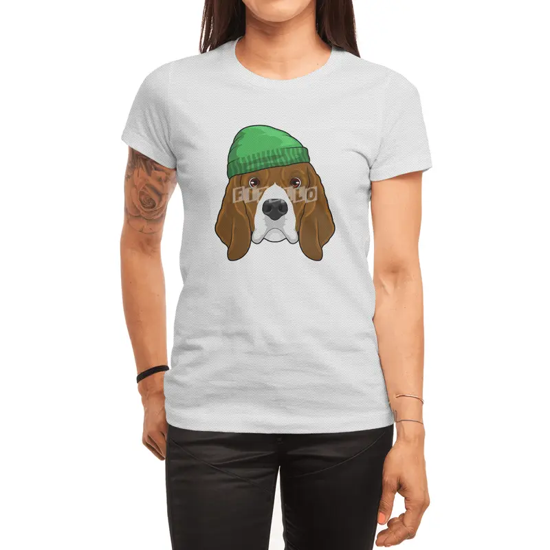 Dog with Beanie Spor T-Shirt