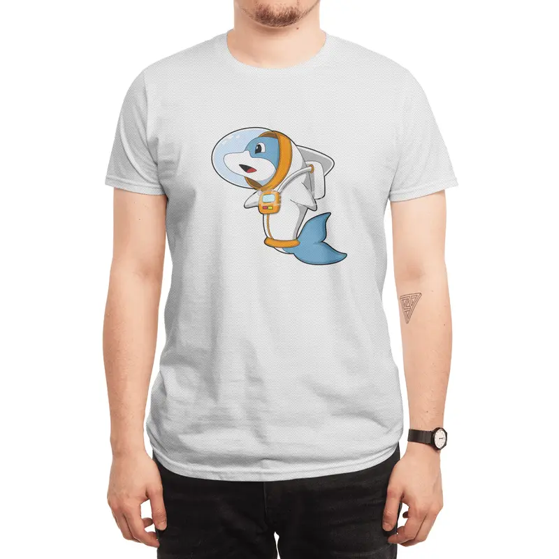 Dolphin as Astronaut with Costume Spor T-Shirt