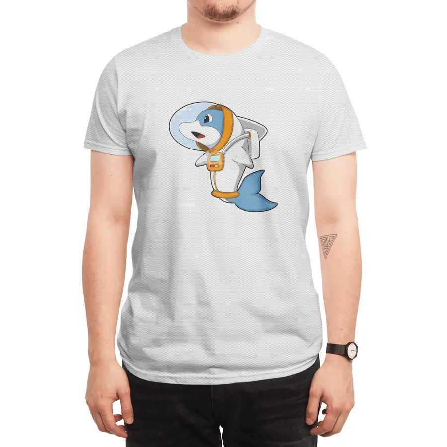 Dolphin as Astronaut with Costume Spor T-Shirt