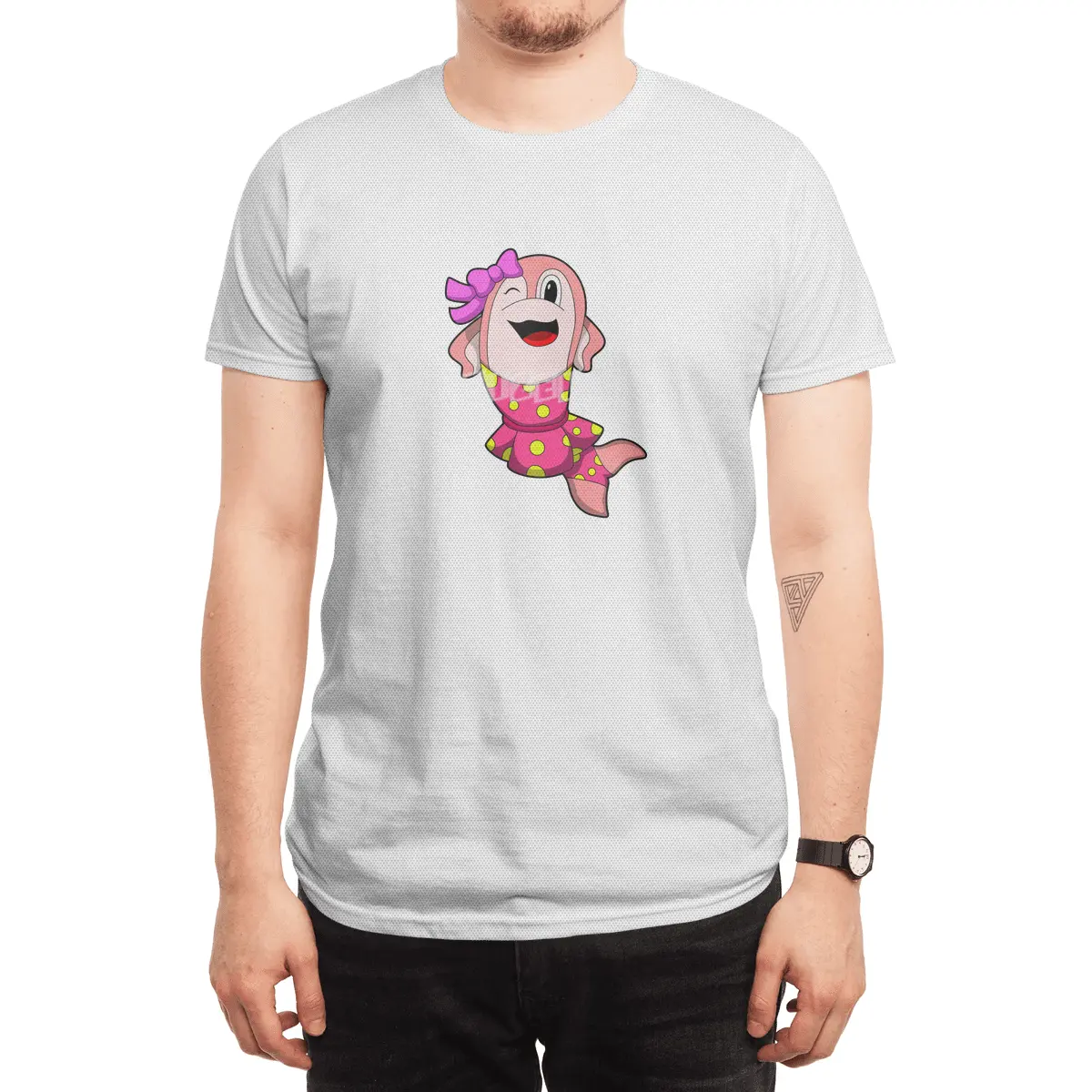 Dolphin at Ballet with Skirt & Bow Spor T-Shirt