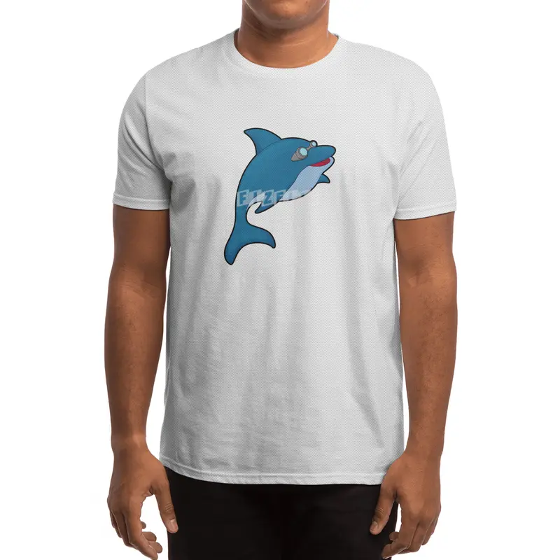 Dolphin at Swimming with Swimming goggles Spor T-Shirt