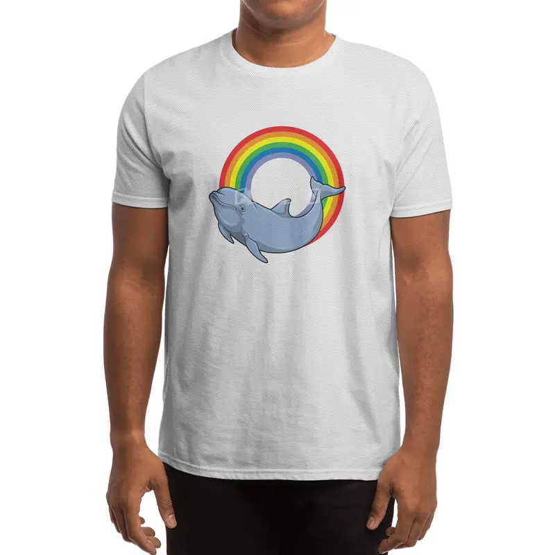 Dolphin with Rainbow Spor T-Shirt