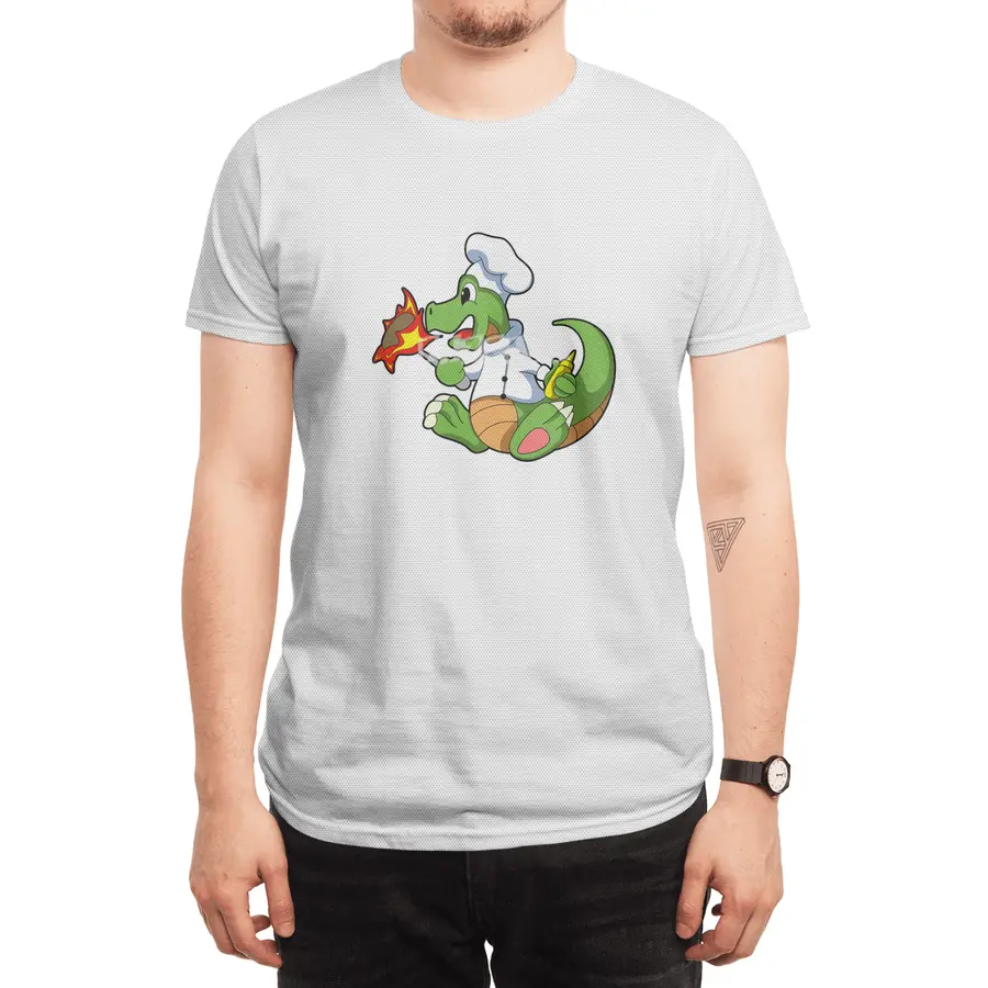 Dragon as Chef  with Cooking apron Spor T-Shirt