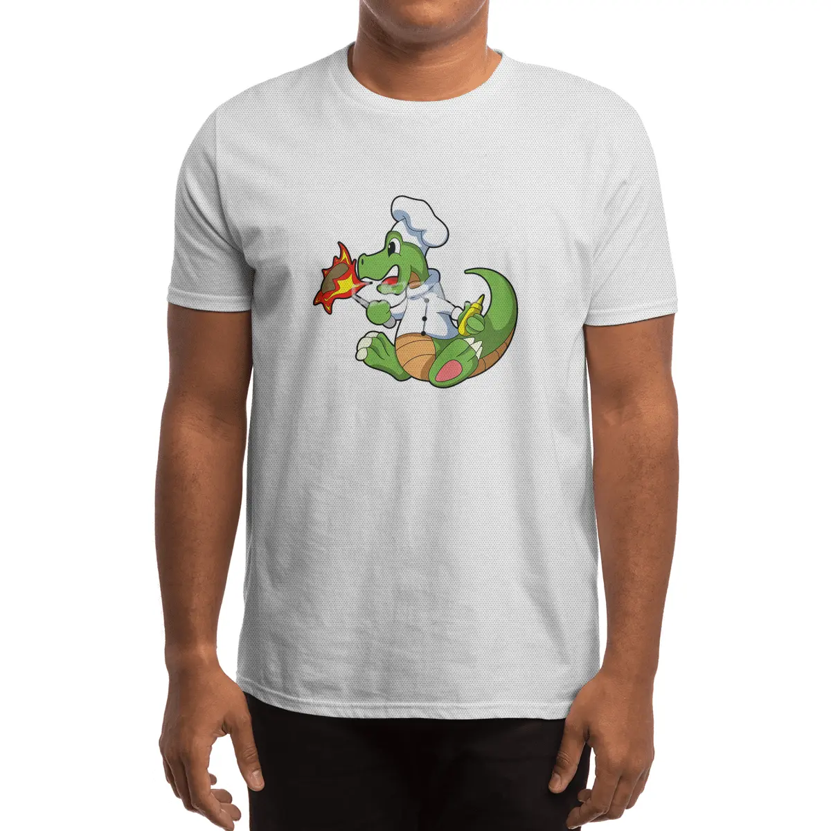 Dragon as Chef with Cooking apron Spor T-Shirt