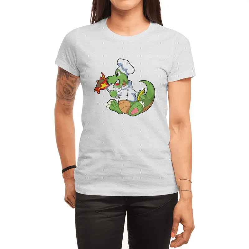Dragon as Chef  with Cooking apron Spor T-Shirt