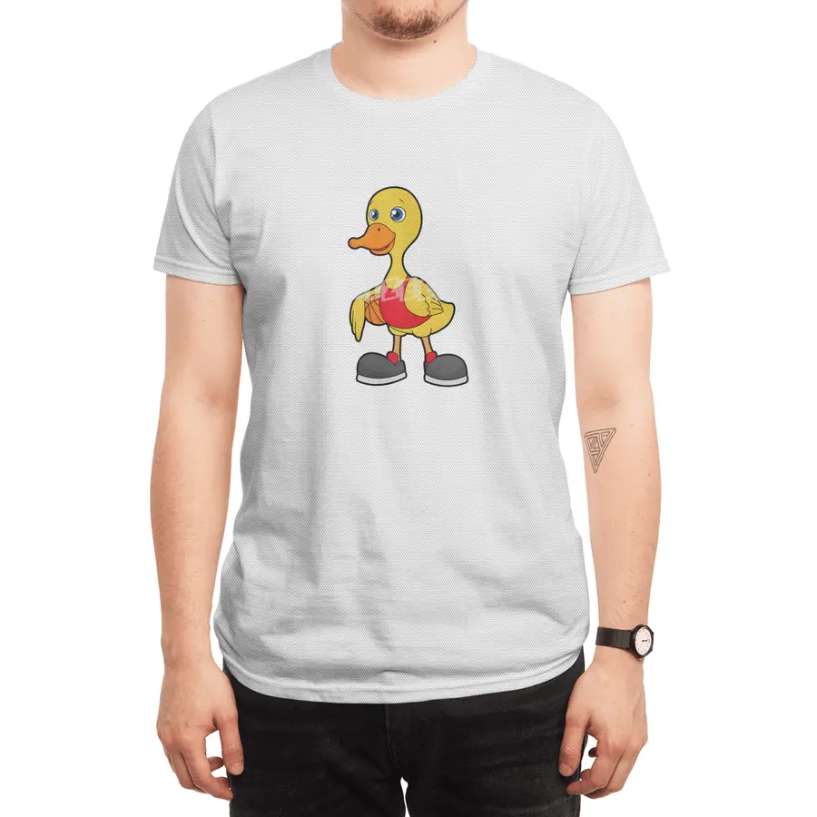 Duck as Basketball player with Basketball Spor T-Shirt