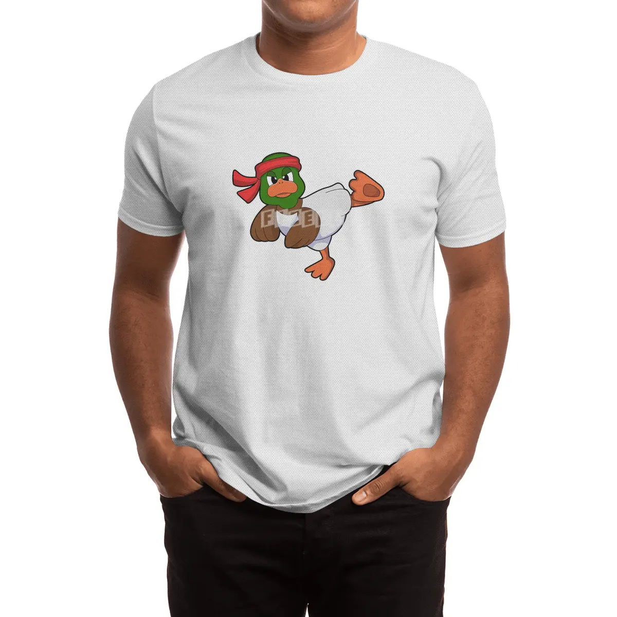 Duck at Martial arts Karate Spor T-Shirt