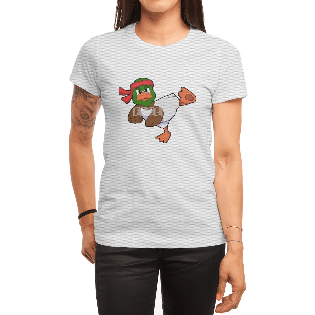 Duck at Martial arts Karate Spor T-Shirt