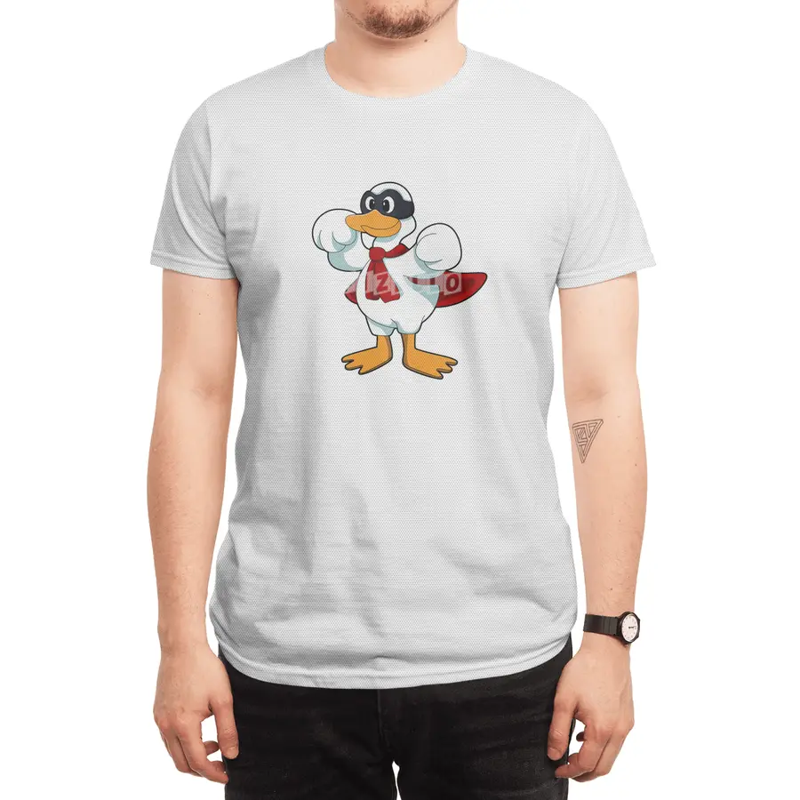 Duck with Cape & Mask Spor T-Shirt