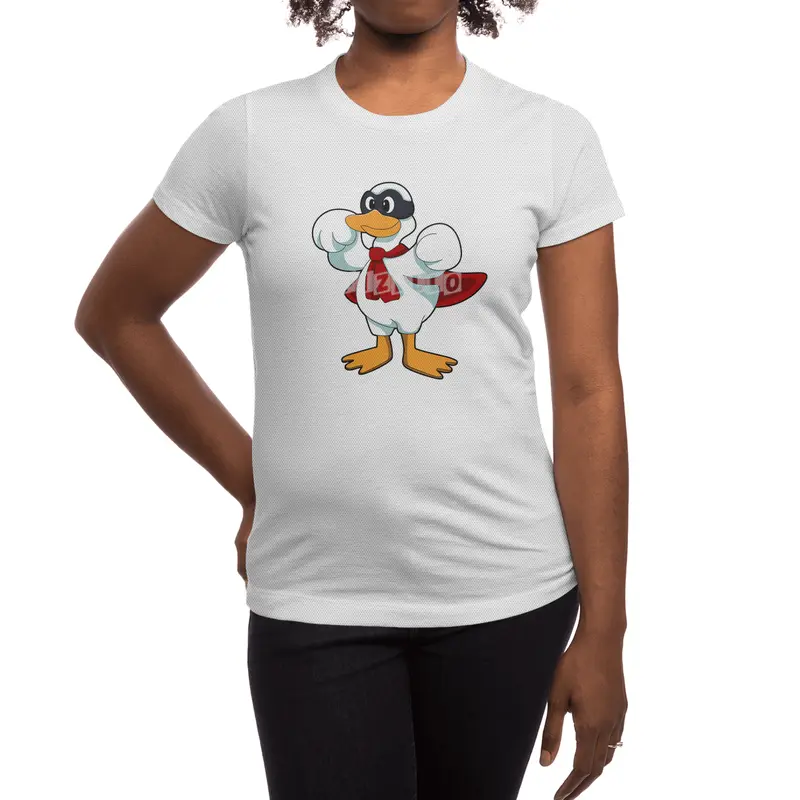 Duck with Cape & Mask Spor T-Shirt