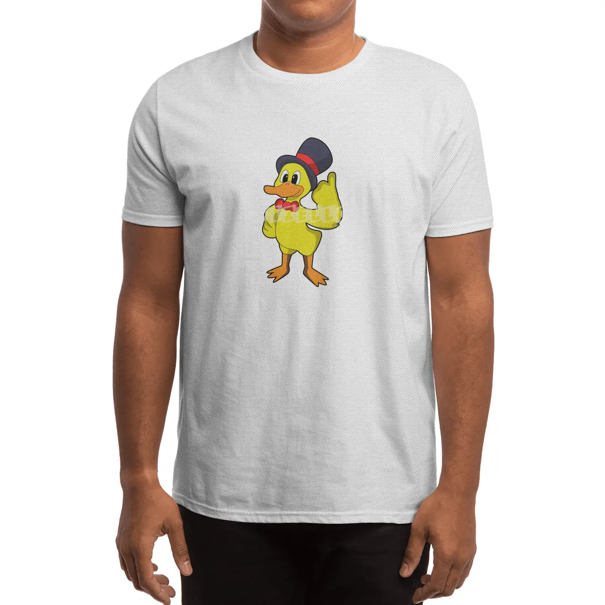 Duck with Hat Spor T-Shirt