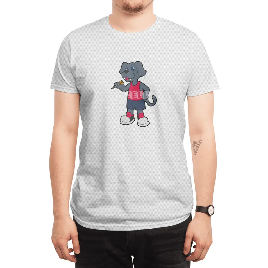 Dog as Dart player with Darts Spor T-Shirt