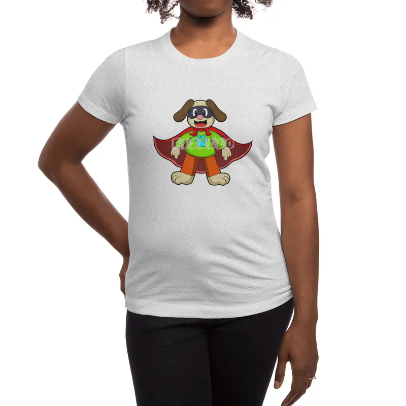 Dog as Hero with Mask Spor T-Shirt