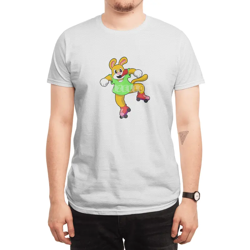 Dog as Inline Skater with Inline Skates Spor T-Shirt