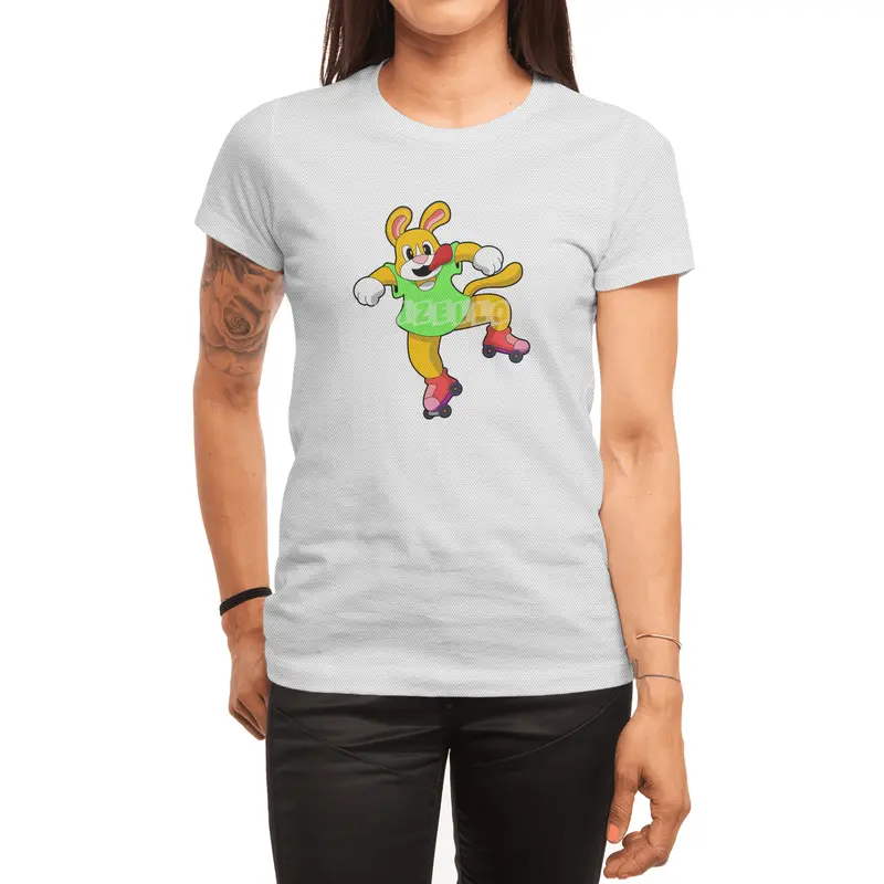 Dog as Inline Skater with Inline Skates Spor T-Shirt