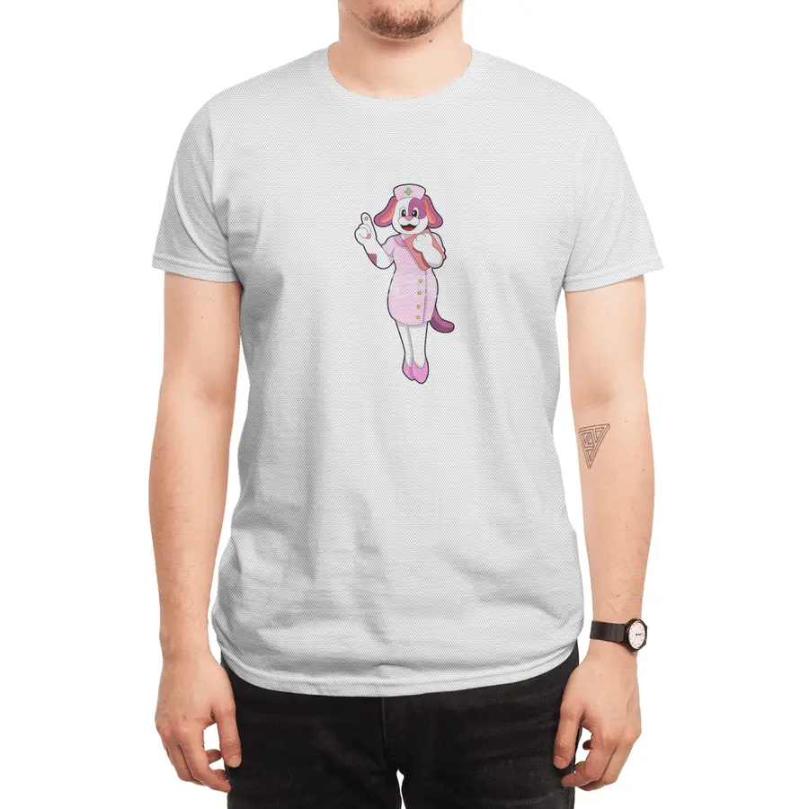 Dog as Nurse Spor T-Shirt