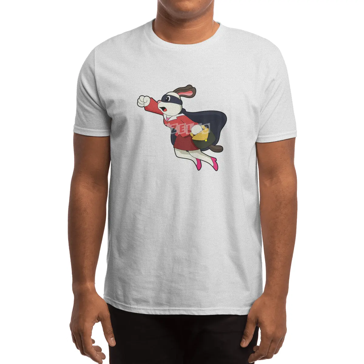 Dog as Secretary Superhero Spor T-Shirt