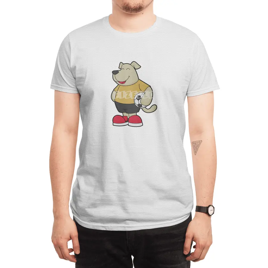 Dog as Soccer player with Soccer ball Spor T-Shirt