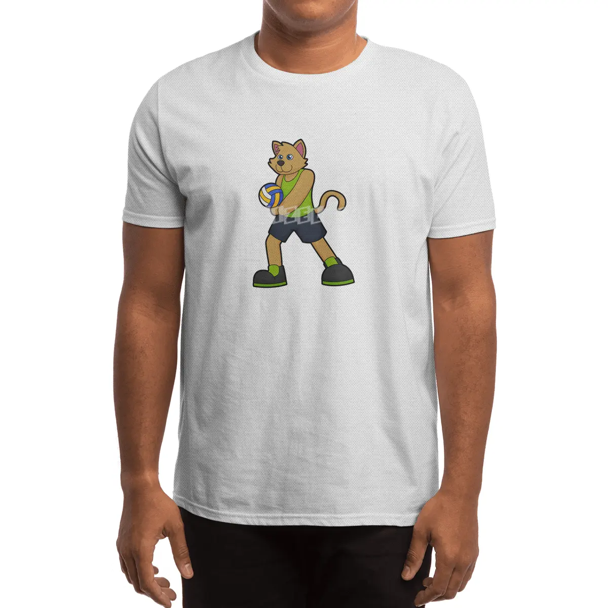 Dog as Volleyball player with Volleyball Spor T-Shirt