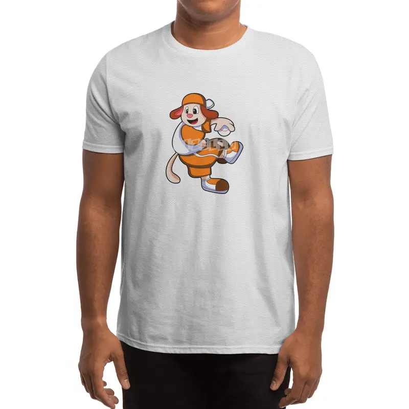 Dog at Baseball Sports & Cap Spor T-Shirt