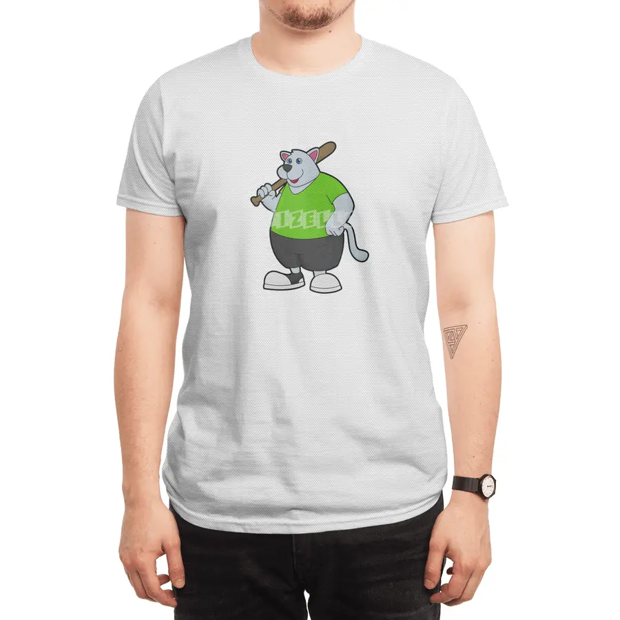 Dog at Baseball with Baseball bat Spor T-Shirt