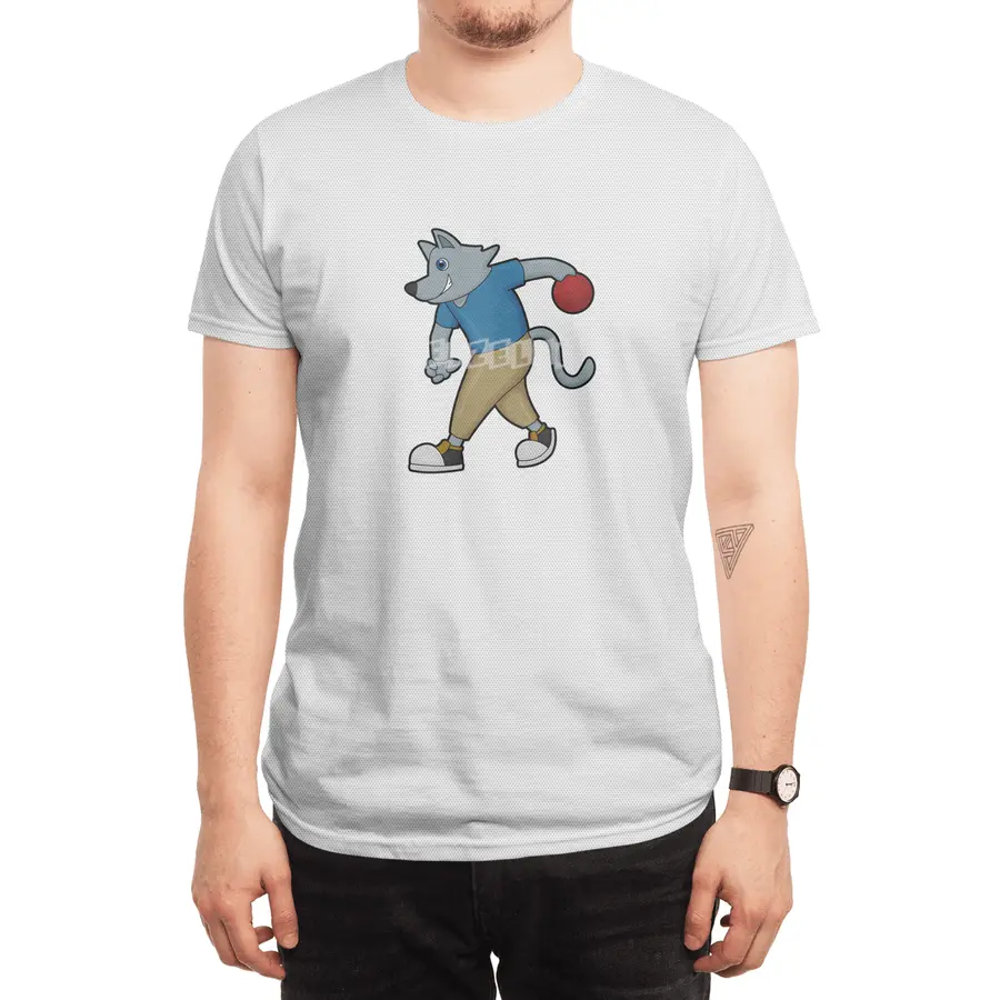 Dog at Bowling with Bowling ball Spor T-Shirt