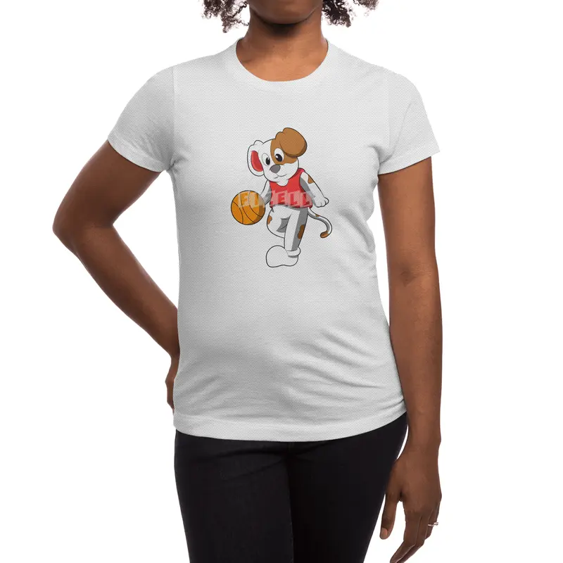 Dog at Sports with Basketball Spor T-Shirt